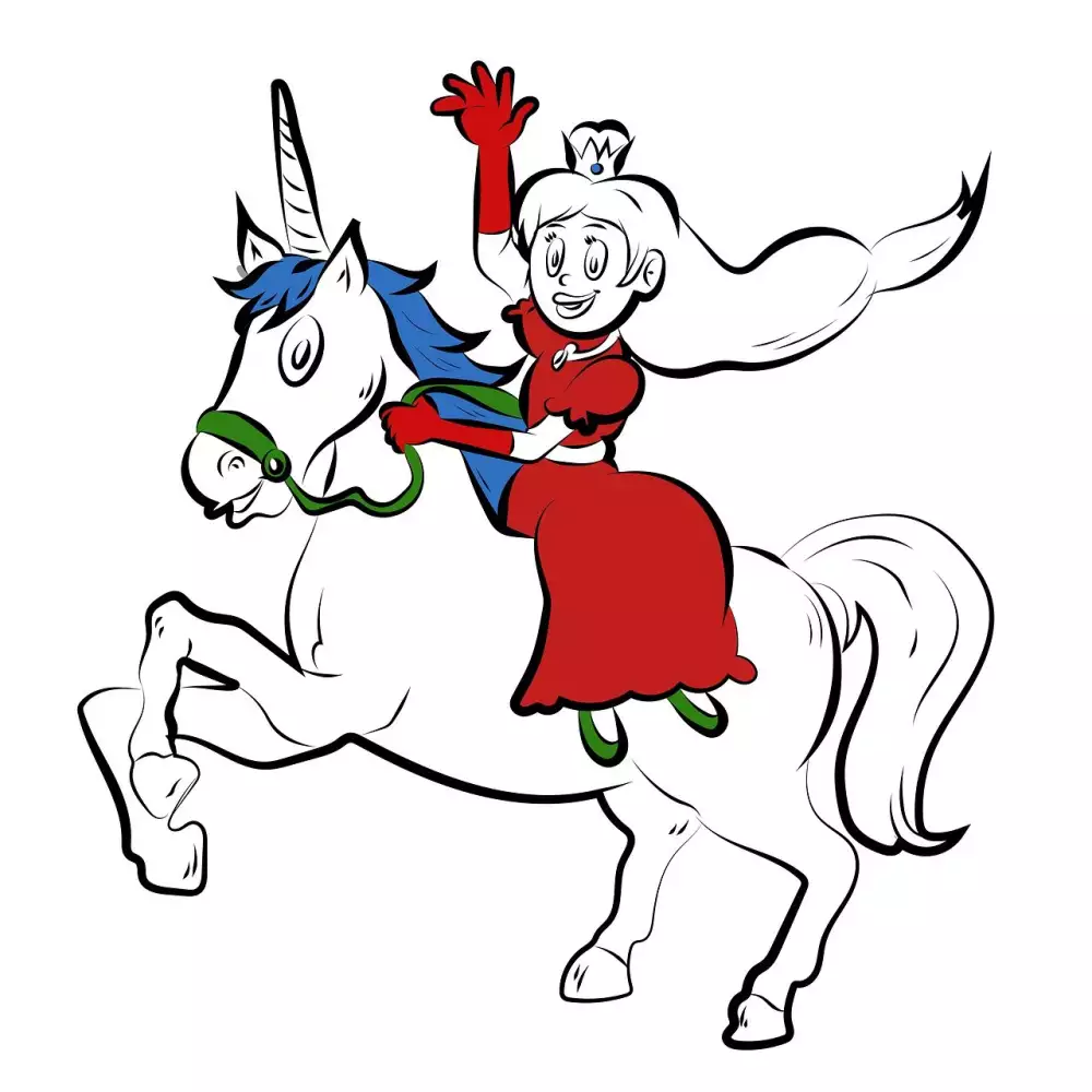 Omalovánky Princezna