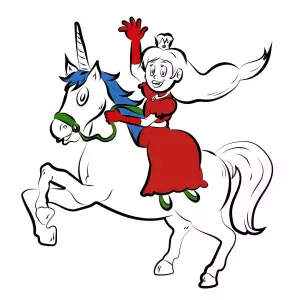Omalovánky Princezna
